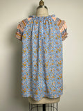 Current Air Blue Top, L