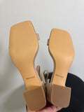 New Teaieui Tan Shoes, 8.5