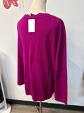Talbots Purple Pure Merino Wool Sweater, 3X