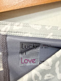 Lucky in Love White/Gray Skirt, M