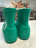 Ugg Green Drizlita Rain Boots, 6