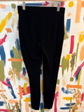 New Loft Black Velveteen Leggings, XS