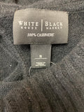 White House Black Market Black 100% Cashmere Sweater, S