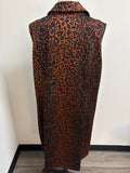 Slim Factor Animal Print Vest, L