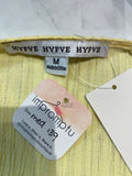 New Hyfve Yellow Tie Front Top, M