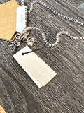 New Chico's Silver Key Necklace, 30"-32"