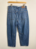 Madewell Button Fly Darted Barrel Leg 25" Inseam Jeans, 27 (4)