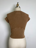 We the Free People Brown Top, S