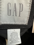 New Gap Black Wool Blend Coat, L