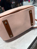New Dooney & Bourke Blush Pink Crossbody Satchel, 11"x9"