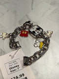 Disney Silver Charm Watch, 7" with working battery