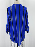 Calvin Klein Blue Stripe Top, XL