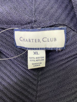 Charter Club Blue Cardigan, XL