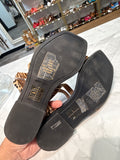 Dolce Vita Calf Hair Sandals, 6