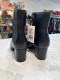 Jones New York Black Leather Brittany Boots, 6.5