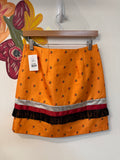 New Lisou Mara Midi Mango Silk Skirt, M