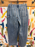 New 27" Inseam Free Assembly Tapered Rose Touch Stripe Jeans, 6