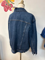 Old Navy Denim Boyfriend Jacket, L