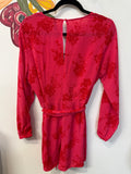 H&M Pink Split Sleeve Romper, 10