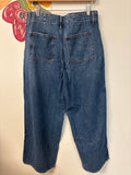 New Old Navy Baggy Wide Leg 30" Inseam Jeans, 8