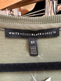New White House Black Market Green Legging Tee, XS