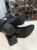 Bare Traps Black Faux Leather Melody Boots, 10