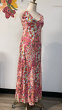 New Angie Pink Halter Dress, S