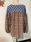 Plaid Top, M
