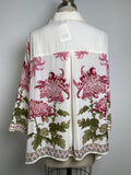 Rose + Olive Cream/Pink Top, 1X