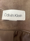 Calvin Klein Brown Blazer Jacket, 18