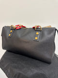 Kelly Tooke Black Leather Shoulder Bag, 13"x7"