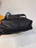 Rebecca Minkoff Black Leather Crossbody Bag, 14"x14"
