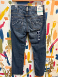 New Ariat Mid Rise Straight 31" Inseam Jeans, 28 (6) Short