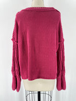 Altar'd State Pink Chenille Sweater, M