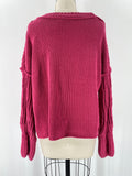 Altar'd State Pink Chenille Sweater, M