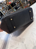 Dooney & Bourke Black Lock Sac Handbag, 11"x7"