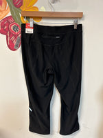 New Xersion Black Cropped Athletic Leggings, M