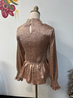 Hem & Thread Smocked Top, L