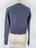 Offline by Aerie Gray Waffle Knit Cropped Top, XXL