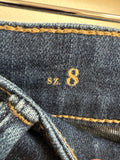 White House Black Market 26" Inseam The Slim Crop Jeans, 8