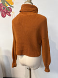 Wild Fable Brown Cropped Sweater, XS
