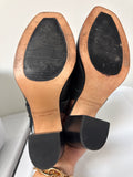 Wolverine Black Leather Shoes, 8