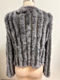 Heartloom Rosa Genuine Rabbit Fur Jacket, S (retail $219)