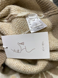 New Knit Mix Brown Cropped Sweater, L (runs small)