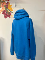 Champion Blue Hoodie Sweatshirt, L