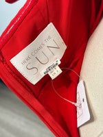 Here Comes the Sun Red Dress, S