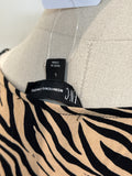 INC Animal Print Belted Dress, L