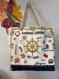 Brighton Anchors Aweigh Tote Bag, 15"x15"