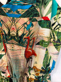 Nicole Print Romper, S