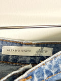 Altar'd State Denim Skirted Front Shorts, M